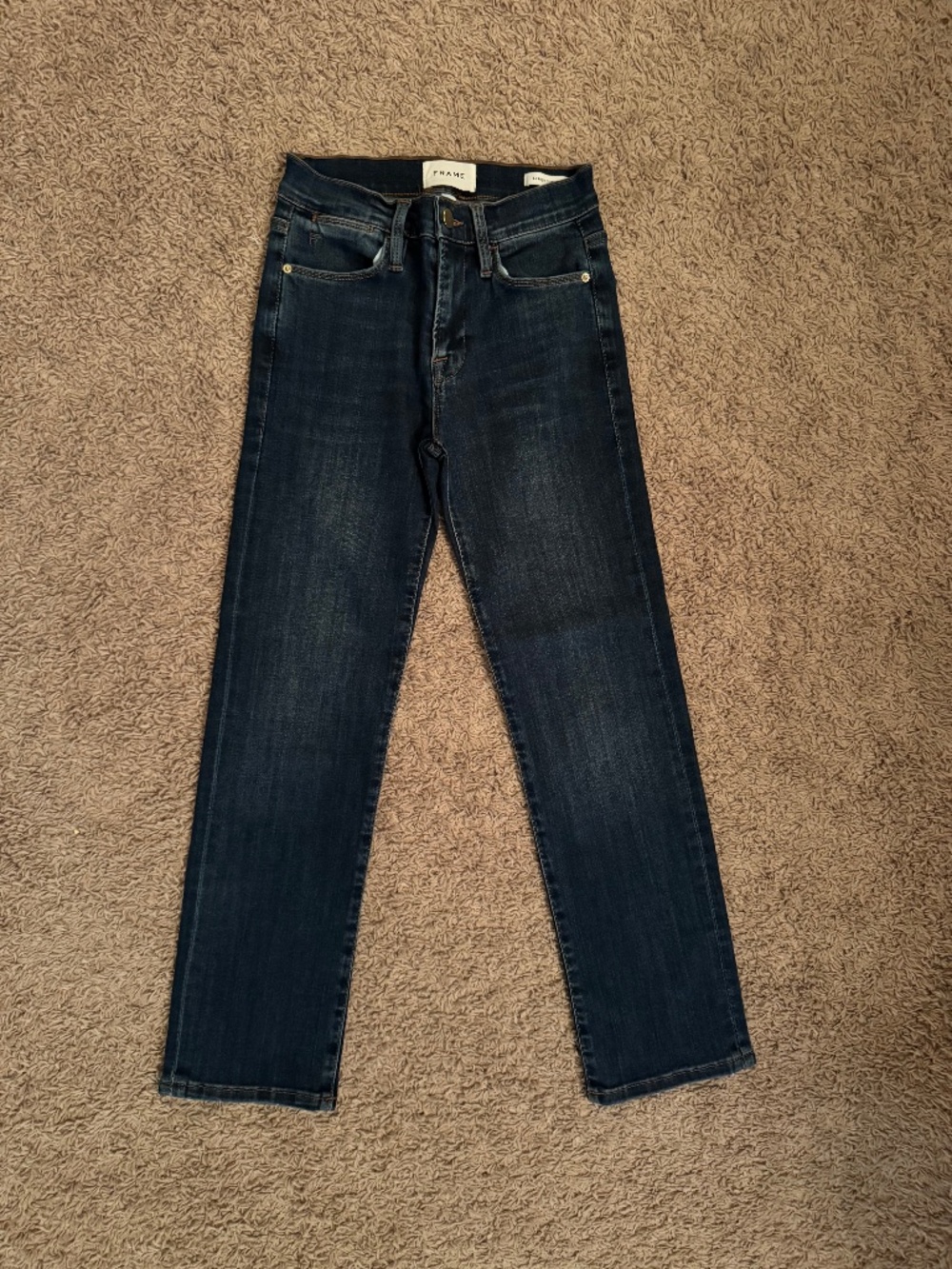 Frame Le High Straight Leg Jean
